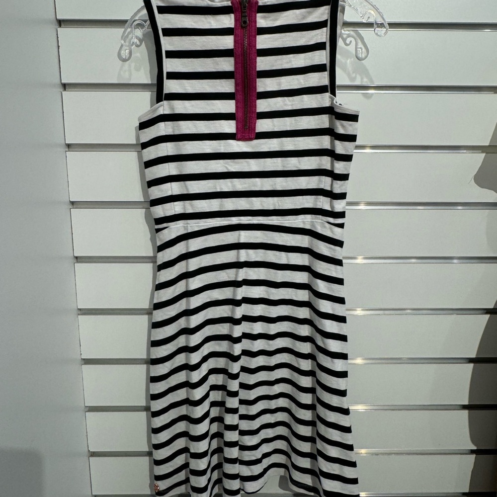 Hatley Black and Pink Striped Mini Dress - Picture 5 of 8